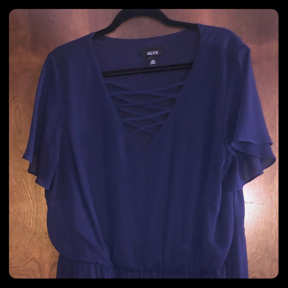 Alyx navy dress 18W